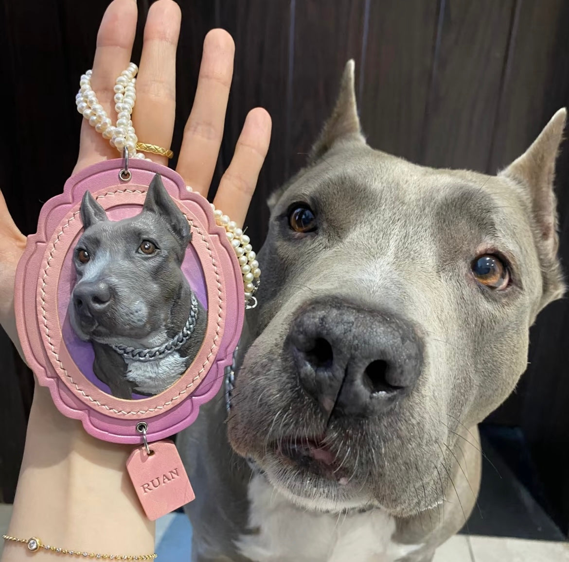 Handcrafted Leather Pet Charm