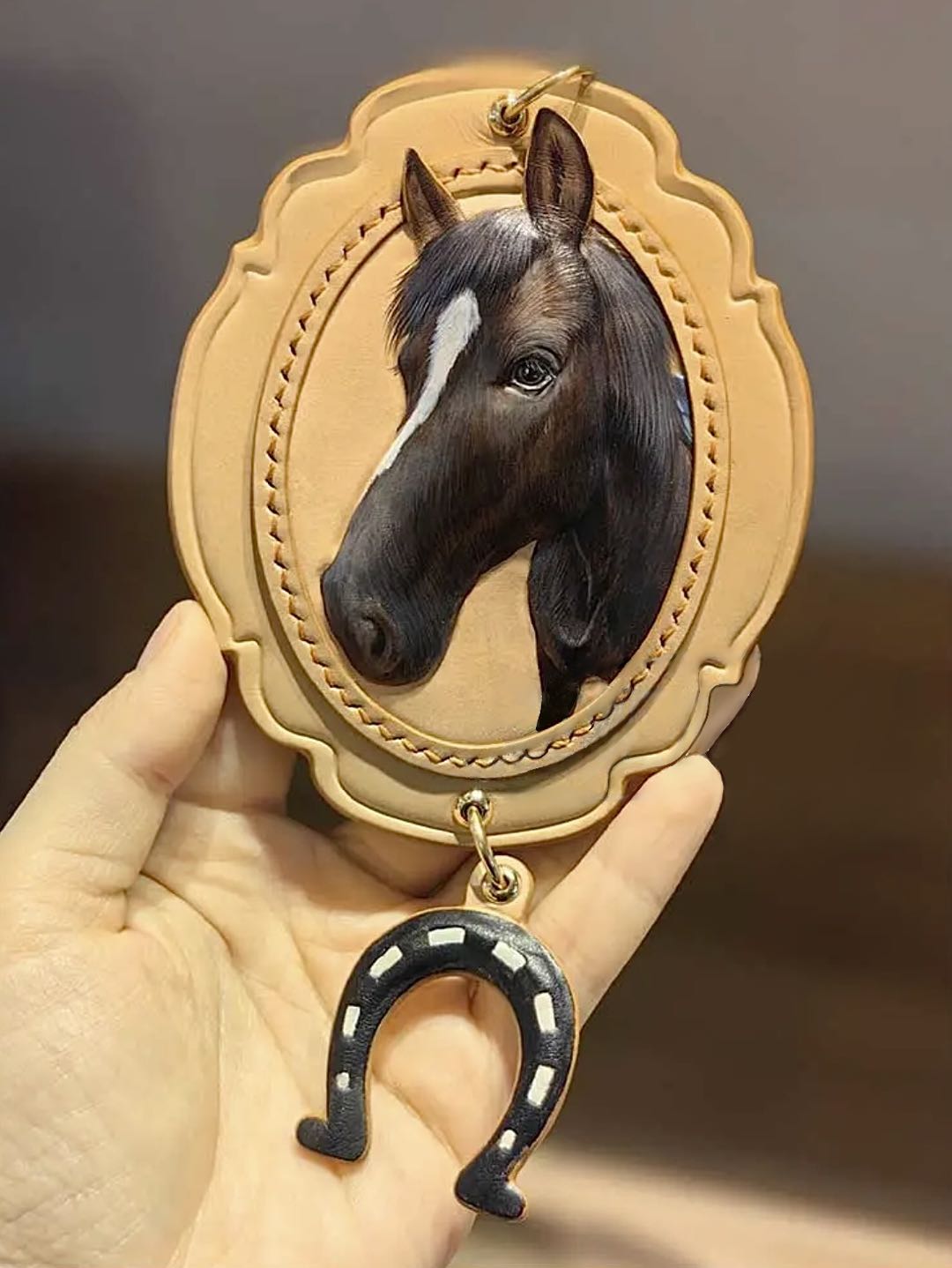 Handcrafted Leather Pet Charm