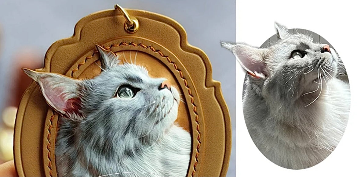 Handcrafted Leather Pet Charm