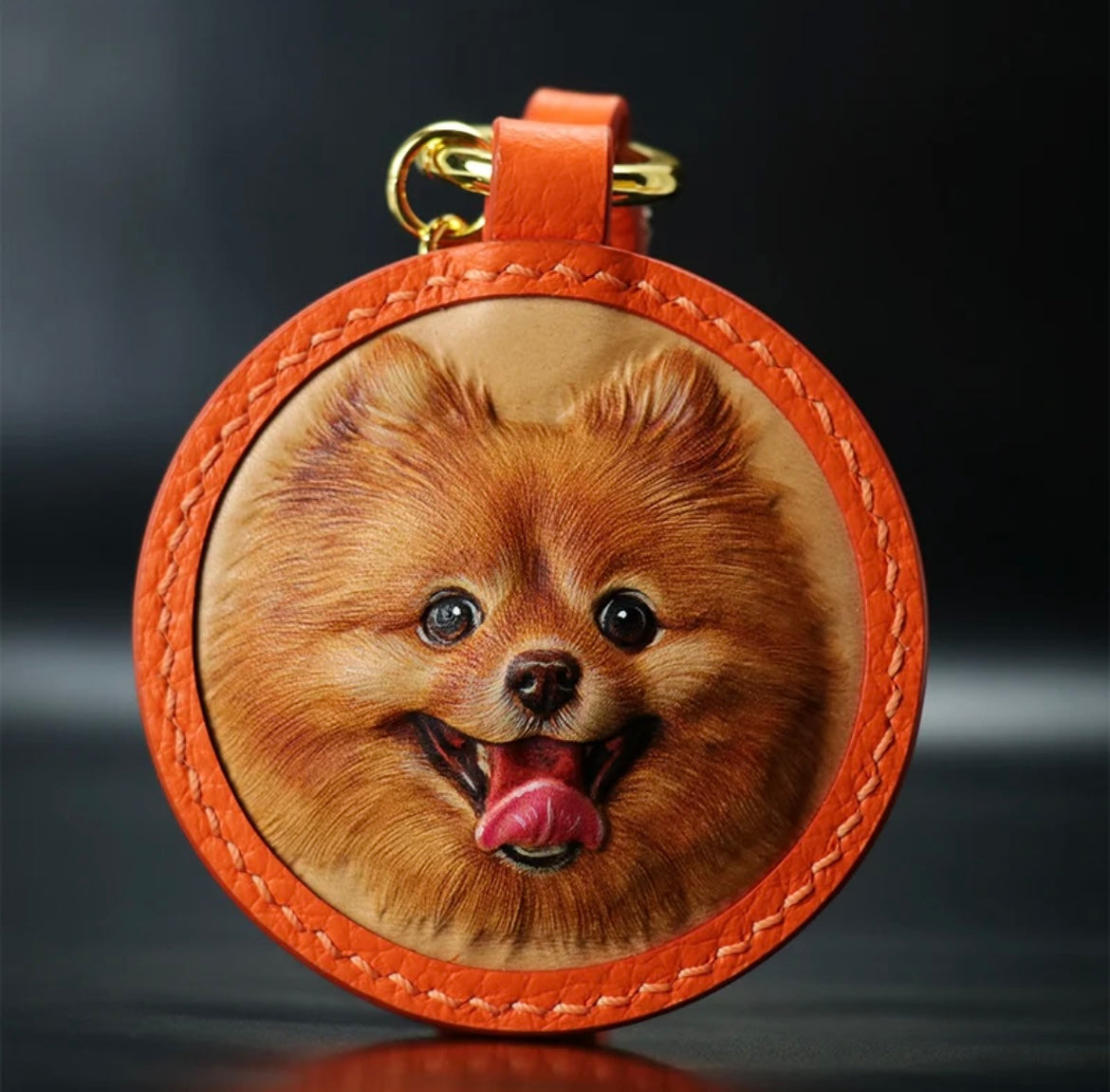 Handcrafted Leather Pet Charm