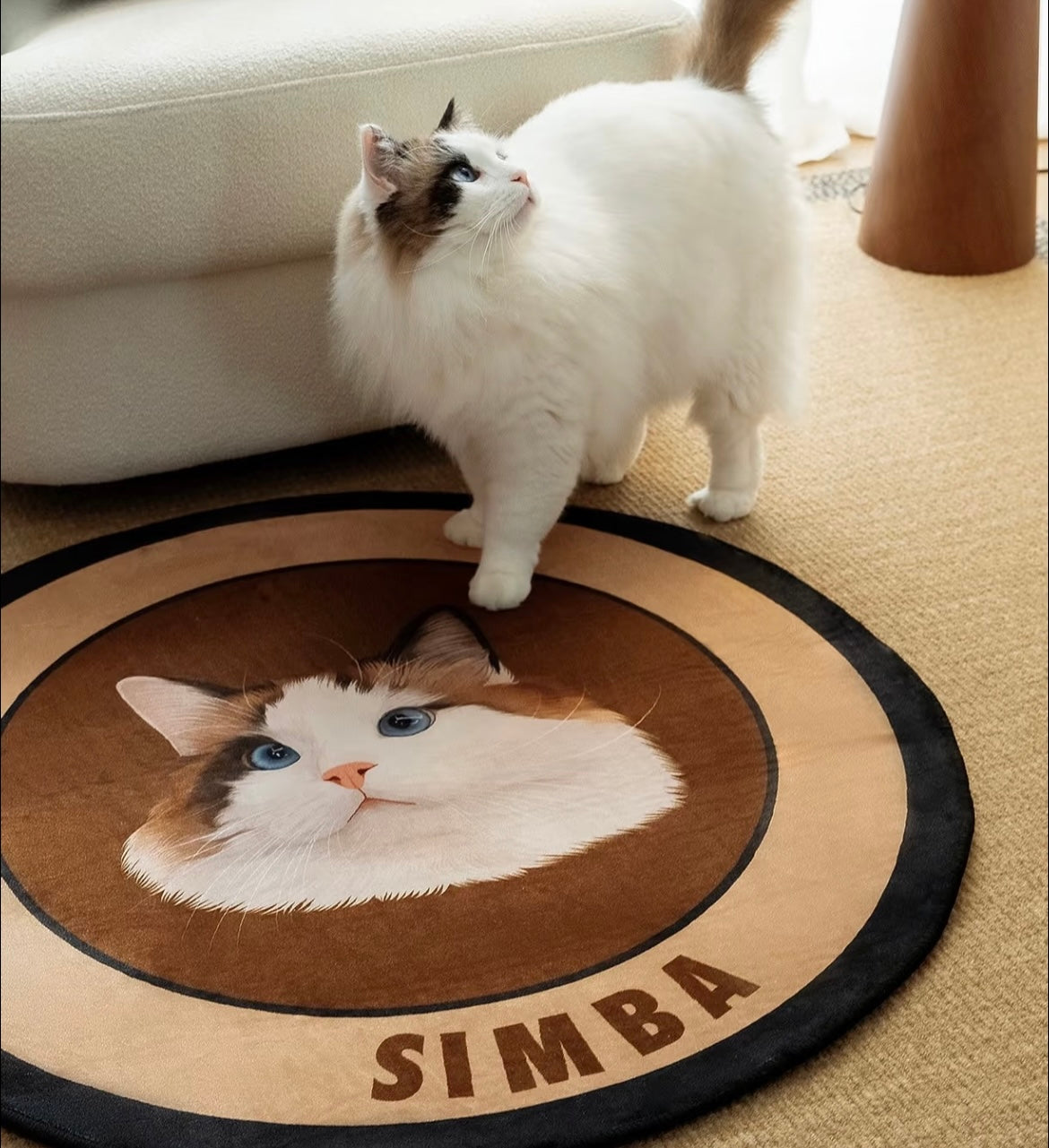 Timeless Pet Portrait Rug