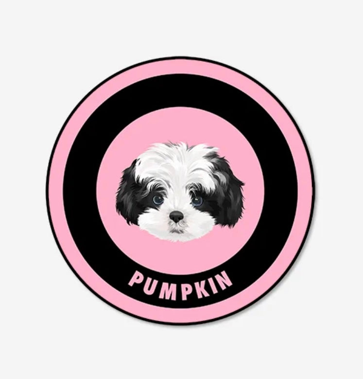 Timeless Pet Portrait Rug