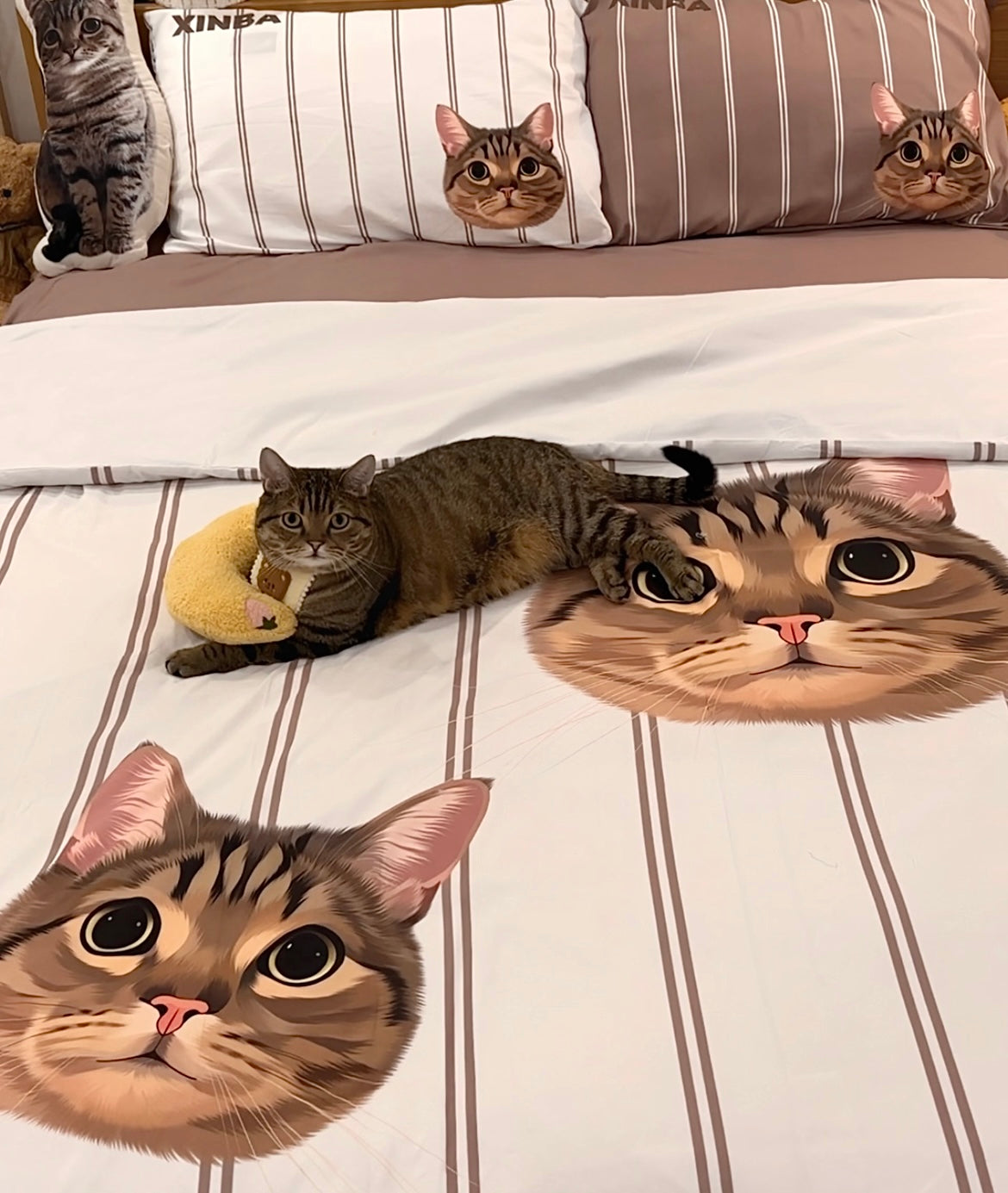 Pet Portrait Bedding Set