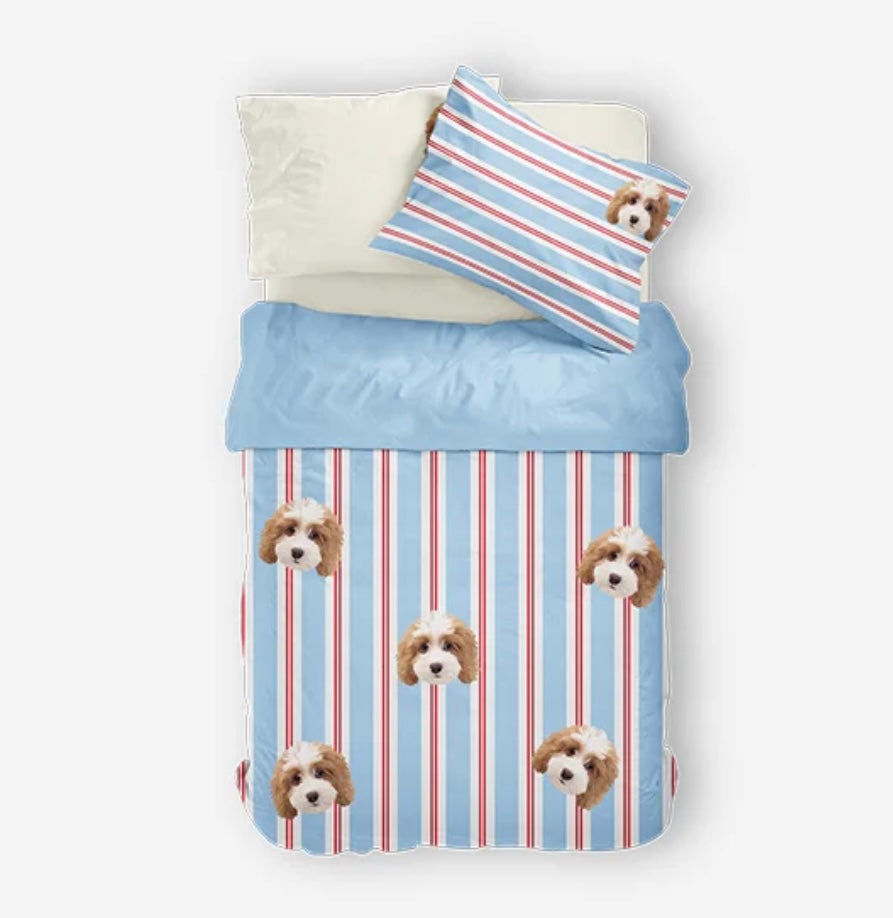 Pet Portrait Bedding Set