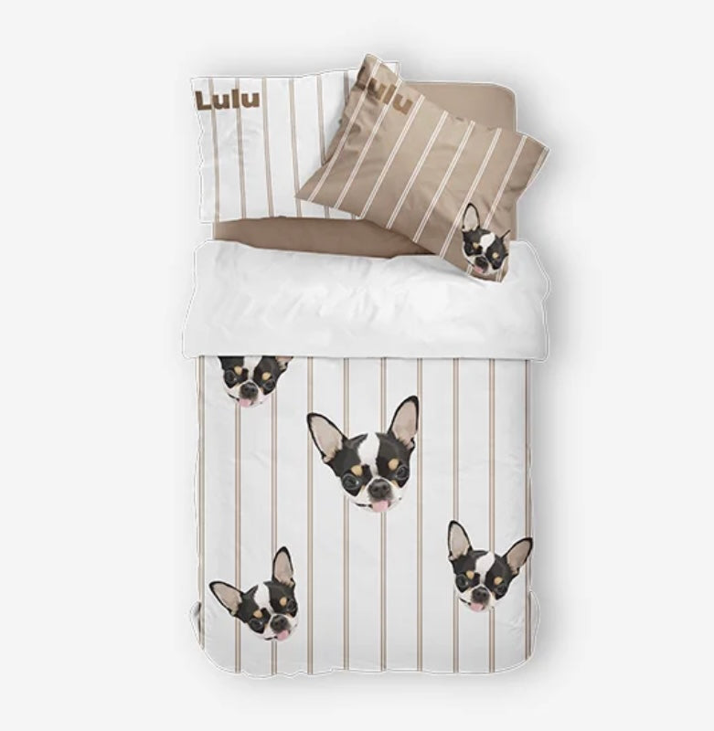Pet Portrait Bedding Set