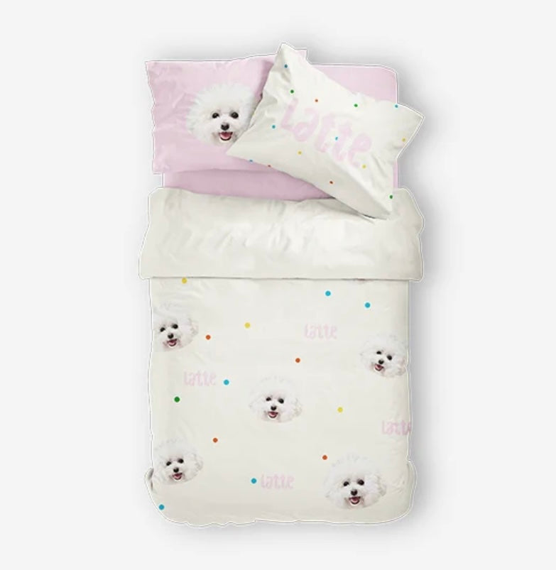 Pet Portrait Bedding Set